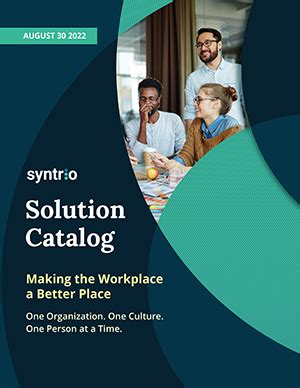 Syntrio Solutions Catalog .